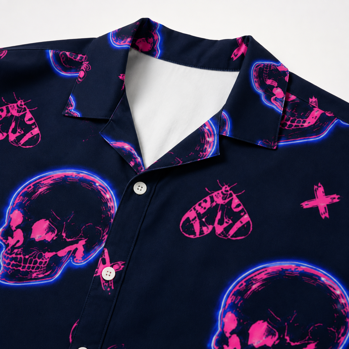 Neon Bones – Premium Hawaii-Hemd