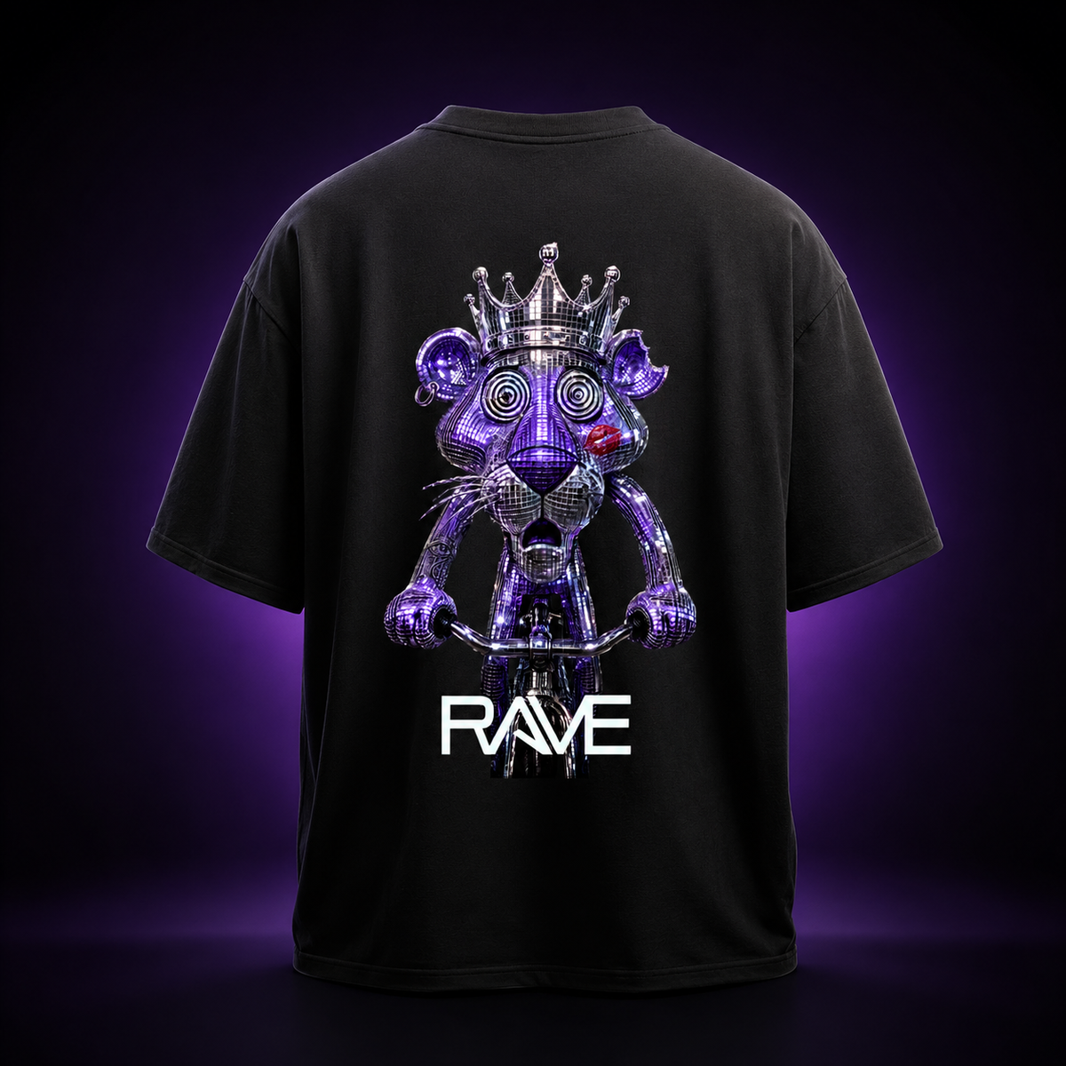 Disco Lion – Premium Oversize Shirt