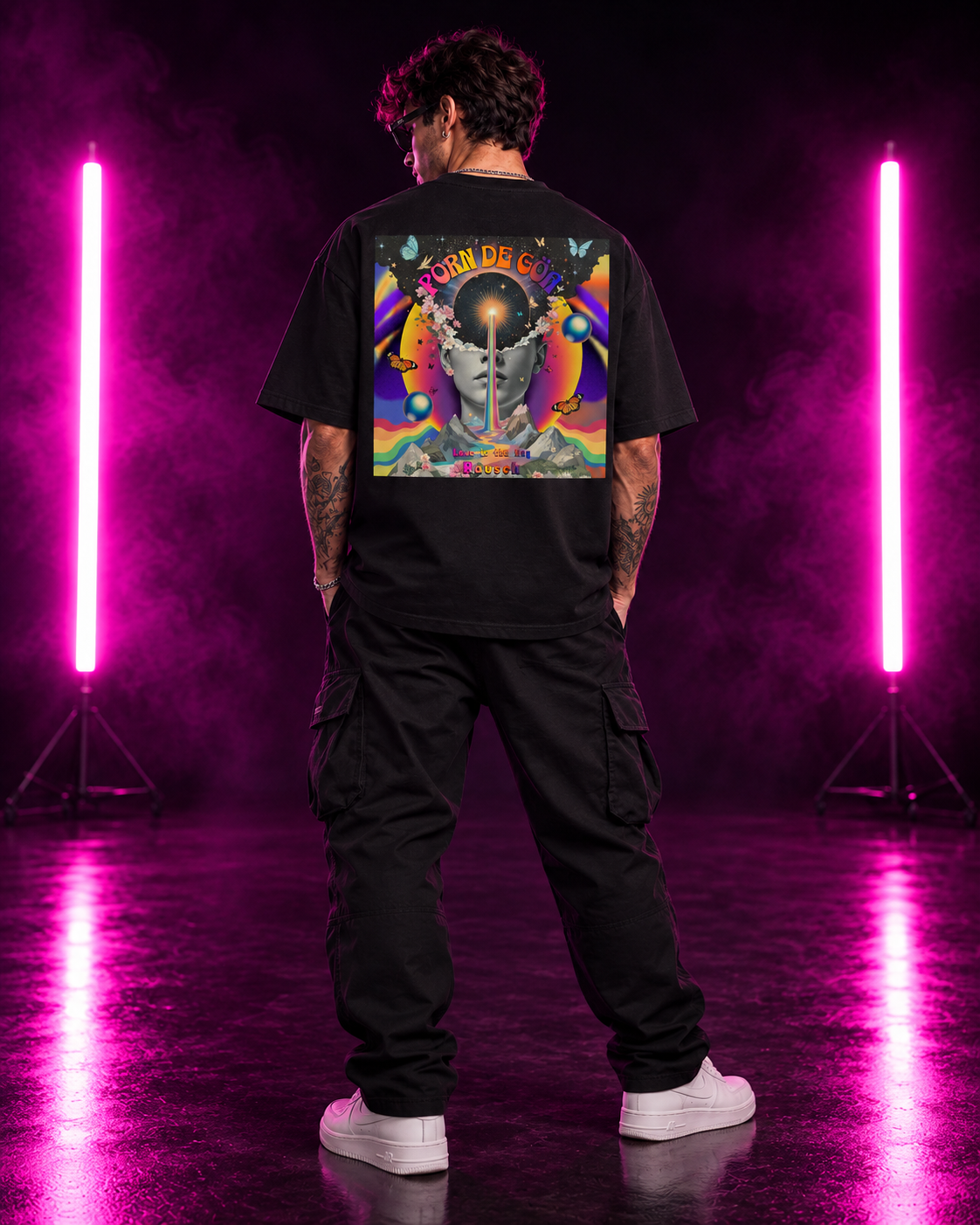 Porn de Goa Heavy Oversize Festival Shirt 240 GSM
