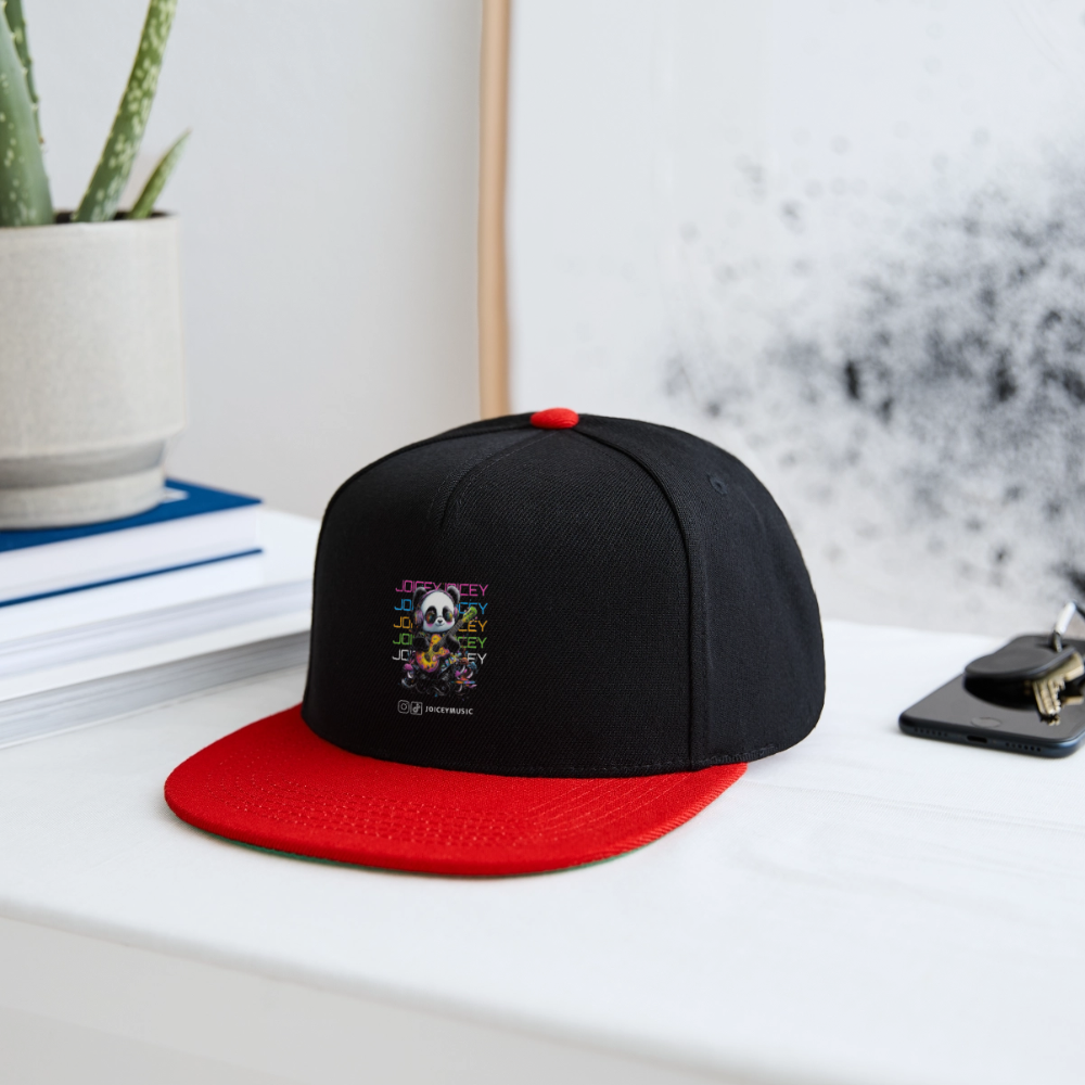 Joicey Snapback – Deine Stimme dein Style - Schwarz/Rot