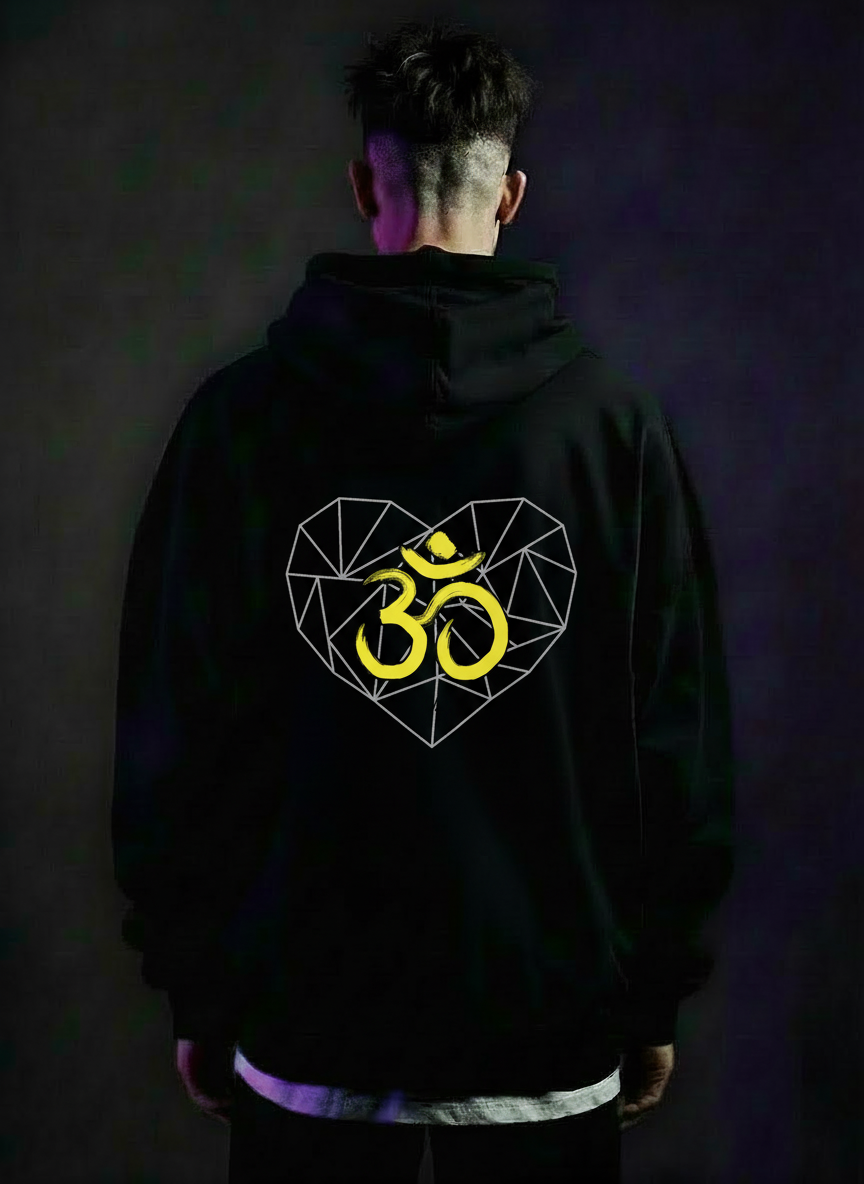 Namaste Heart Heavy Oversize Hoodie