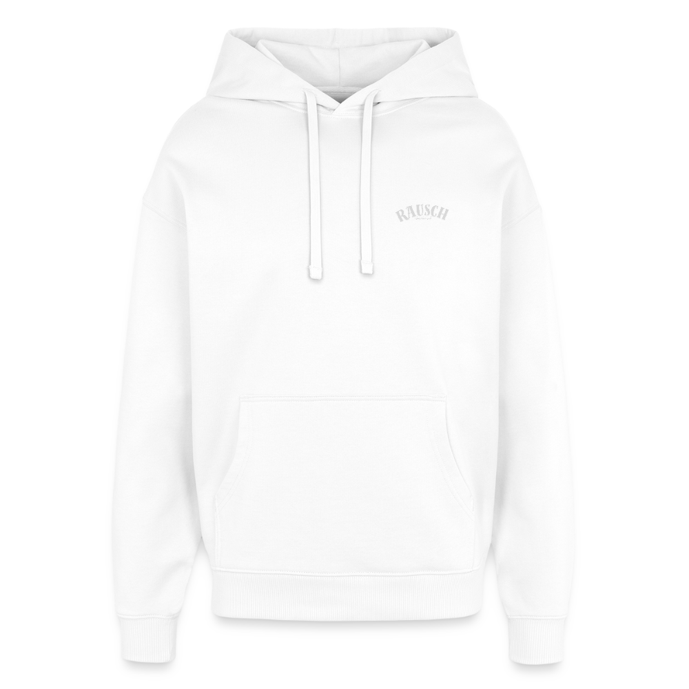 „Inspiration“ Oversize Hoodie - Weiß
