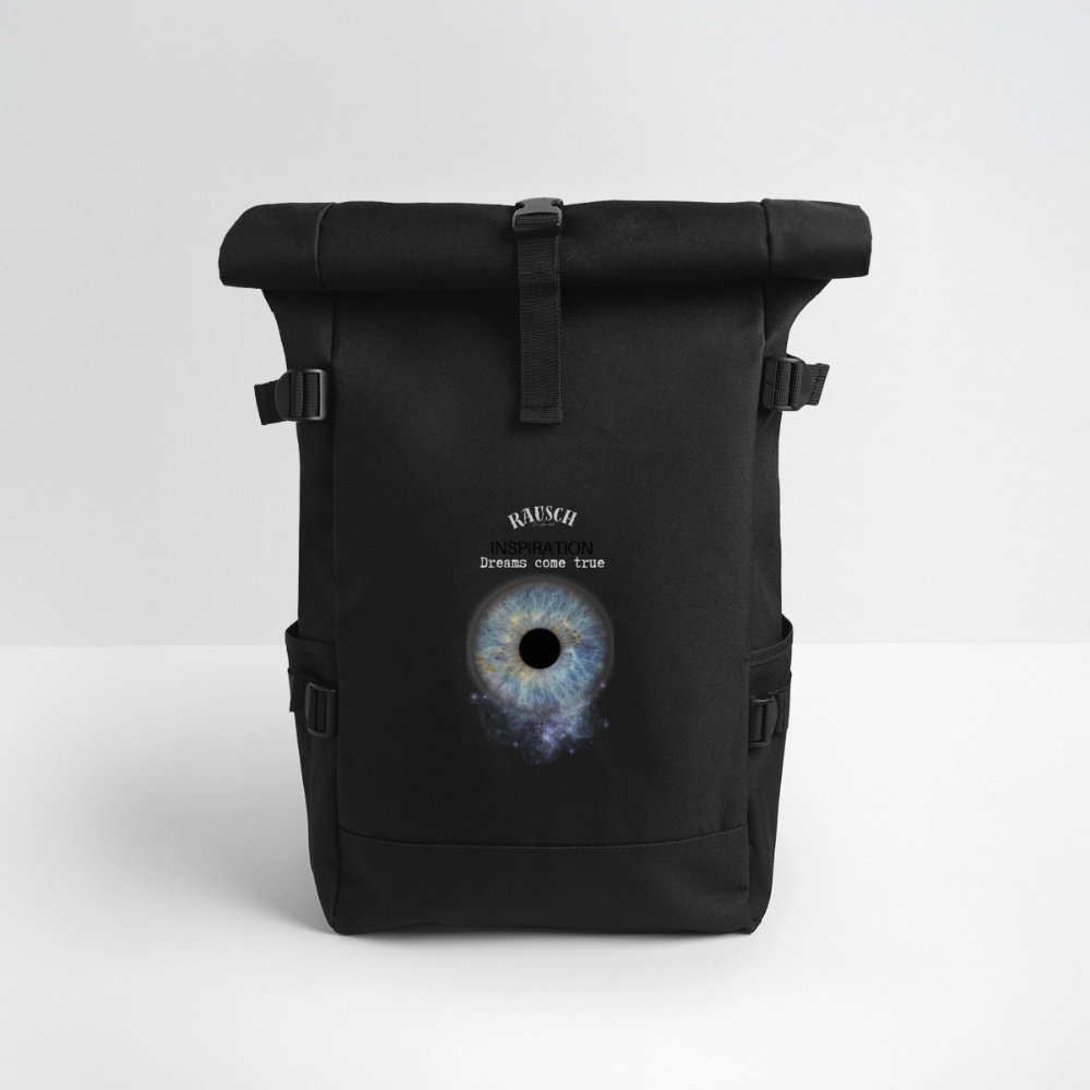 Rolltop Rucksack - Schwarz