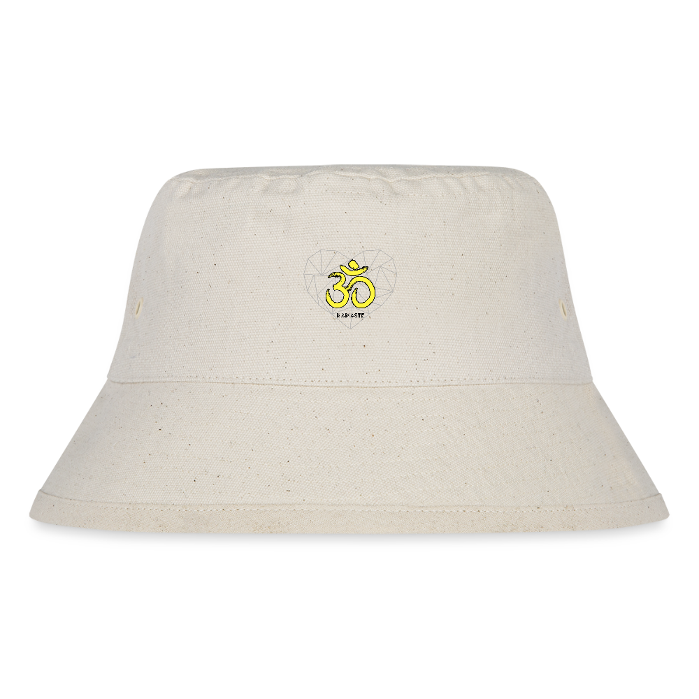 Namaste recycelter Bucket Hat - Naturweiß