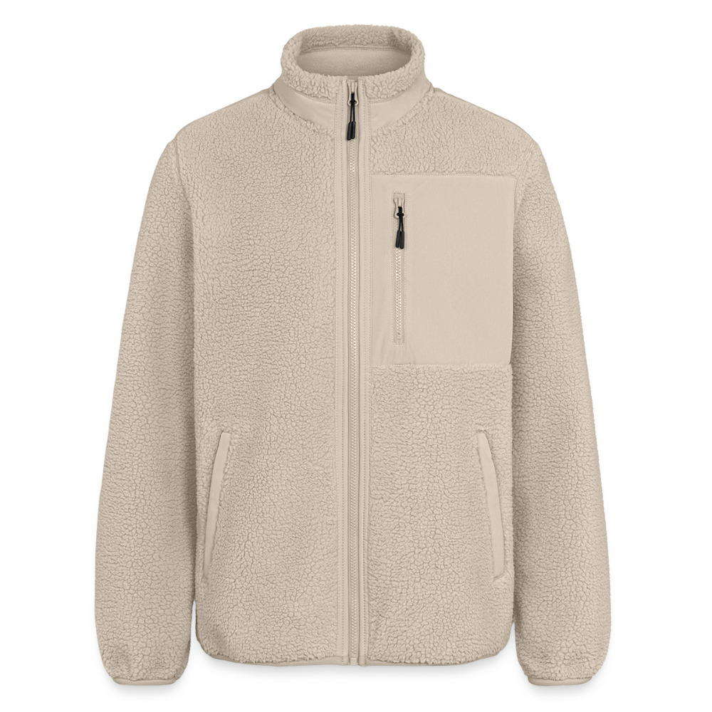 RELAXED FIT Unisex Sherpajacke von Stanley/Stella - Beige