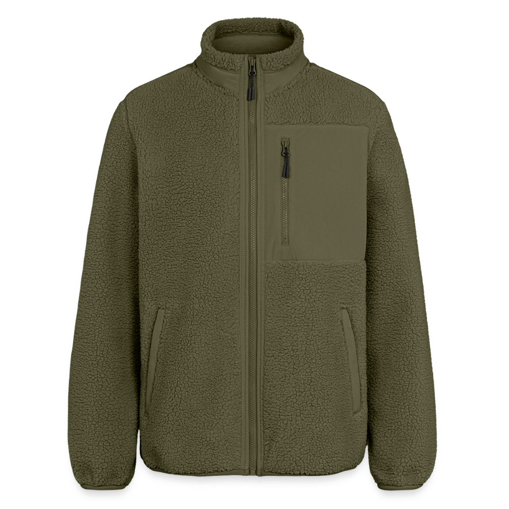 RELAXED FIT Unisex Sherpajacke von Stanley/Stella - Khaki