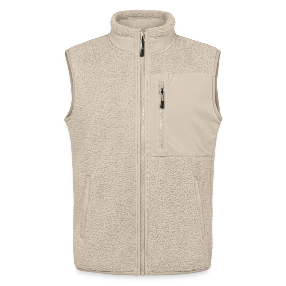 MEDIUM FIT Unisex Sherpa-Weste von Stanley/Stella - Beige