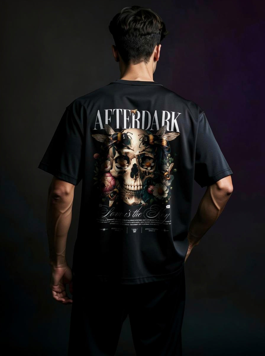 Love the Bee Heavy Oversize Festival Shirt 240 GSM